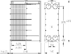 Пластинчатый разборный теплообменник SWEP GL-430P